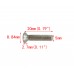 FixtureDisplays® 100PK M5 X 20mm Pitch 0.8mm - Phillips Flat Head Machine Screw (Countersunk) Carbon Steel Nickel Plated Cross Recessed  302348